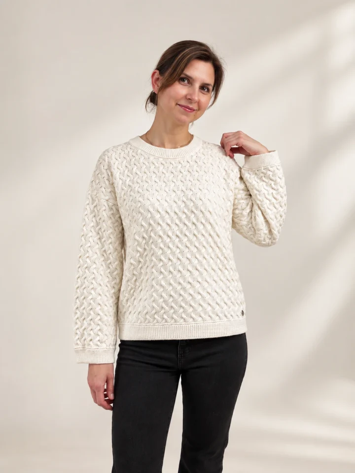 Sweter Merino Ecru